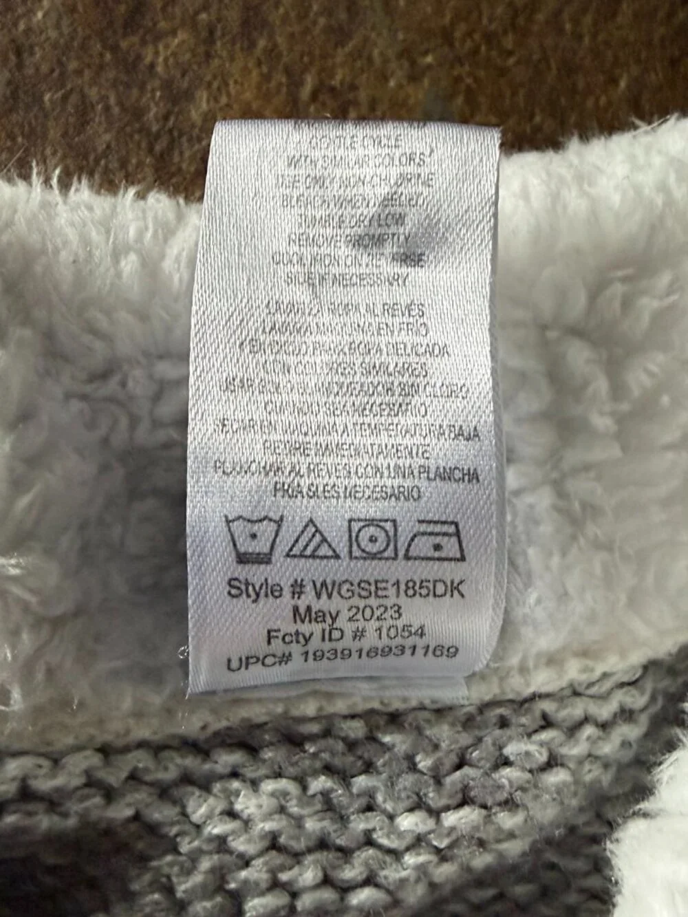 Little Lad toddler sweater cable knit sherpa collar elbow patches size 18 months